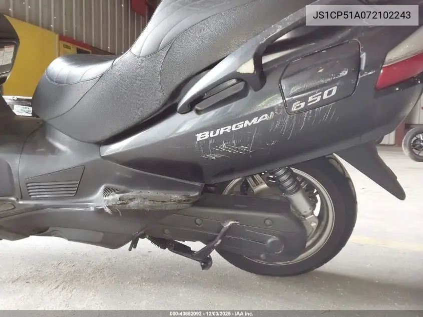 JS1CP51A072102243 2007 Suzuki An650