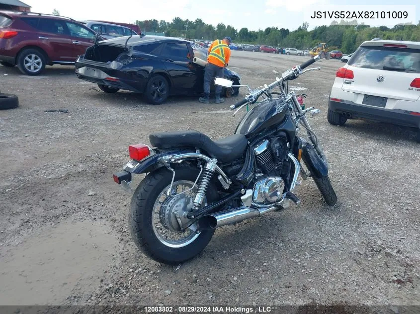 2008 Suzuki Vs800 VIN: JS1VS52AX82101009 Lot: 12083802