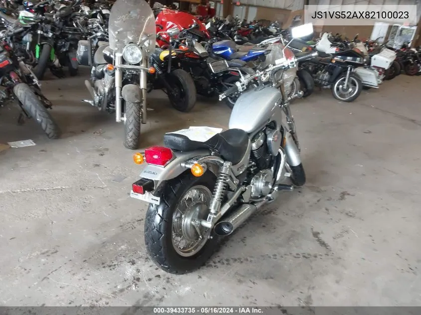 2008 Suzuki Vs800 VIN: JS1VS52AX82100023 Lot: 39433735