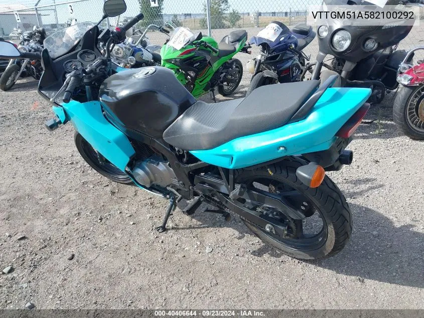 VTTGM51A582100292 2008 Suzuki Gs500