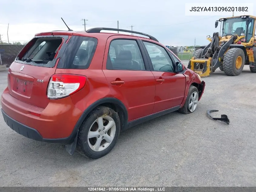 2009 Suzuki Sx4 Hatchback VIN: JS2YA413096201882 Lot: 12041642