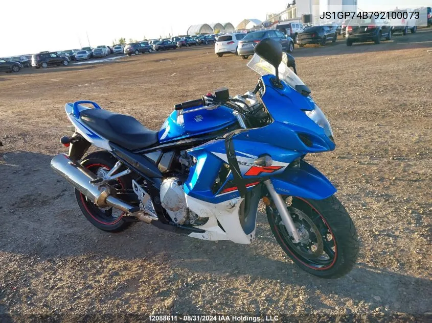 2009 Suzuki Gsx650 Fa VIN: JS1GP74B792100073 Lot: 12088611