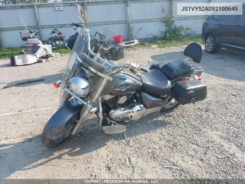 2009 Suzuki Vl1500 VIN: JS1VY52A092100645 Lot: 12096061