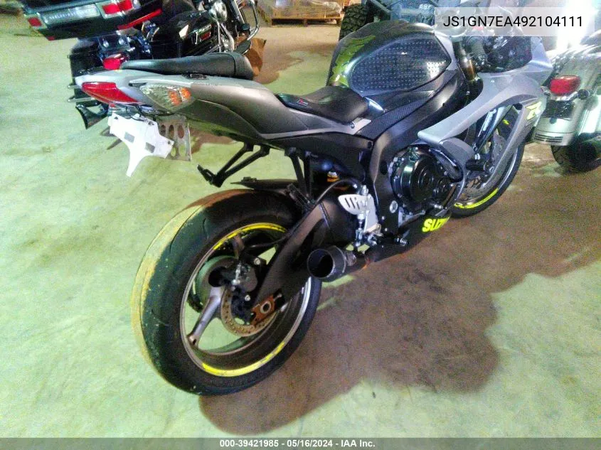 JS1GN7EA492104111 2009 Suzuki Gsx-R600