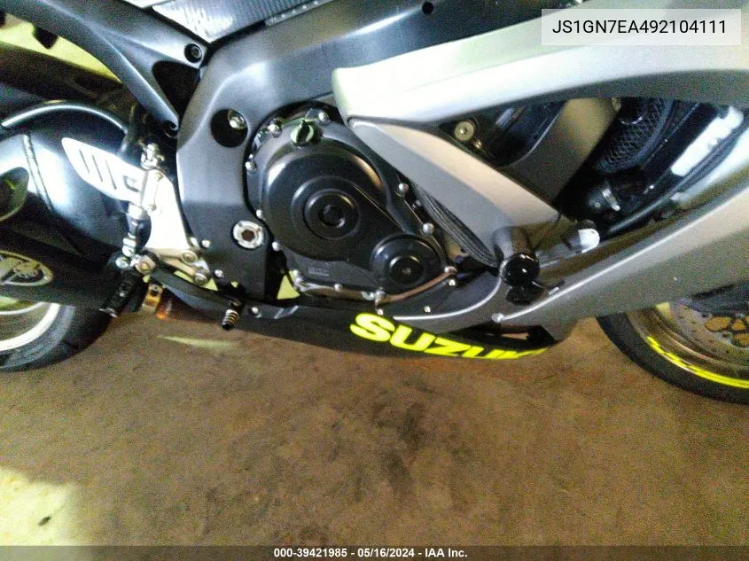 JS1GN7EA492104111 2009 Suzuki Gsx-R600