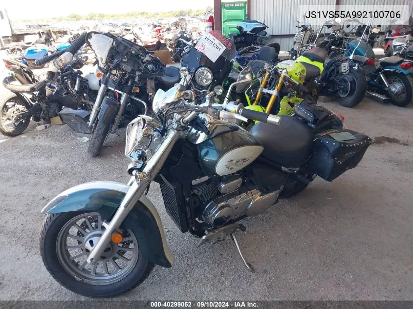 2009 Suzuki Vl800 VIN: JS1VS55A992100706 Lot: 40299052