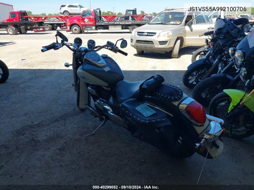 2009 Suzuki Vl800 VIN: JS1VS55A992100706 Lot: 40299052