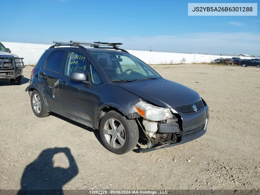 JS2YB5A26B6301288 2011 Suzuki Sx4 Hatchback