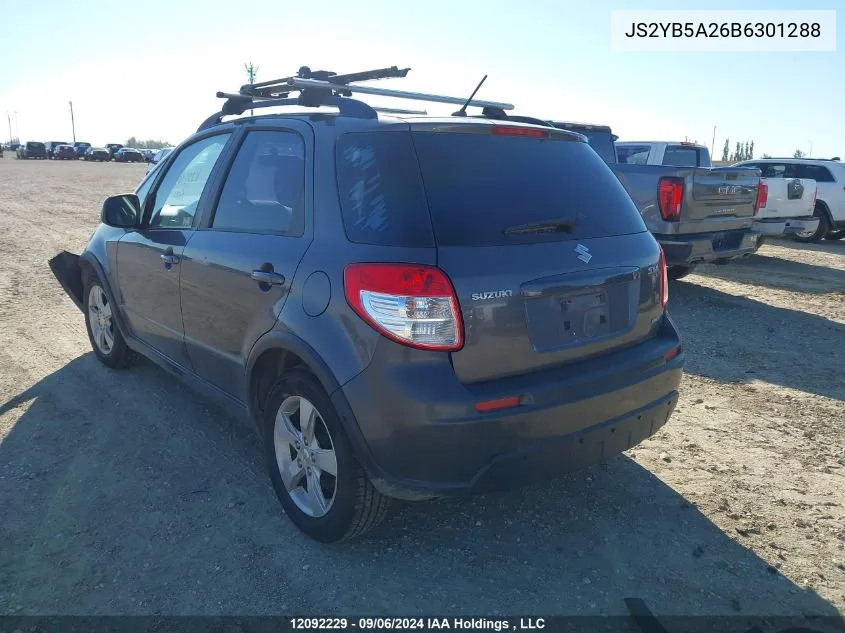 JS2YB5A26B6301288 2011 Suzuki Sx4 Hatchback