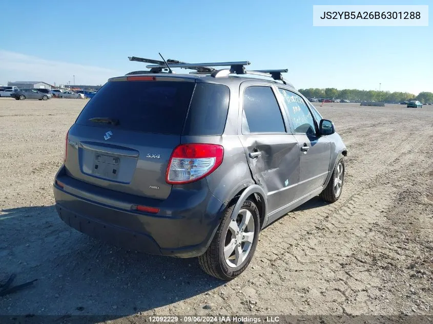 2011 Suzuki Sx4 Hatchback VIN: JS2YB5A26B6301288 Lot: 12092229