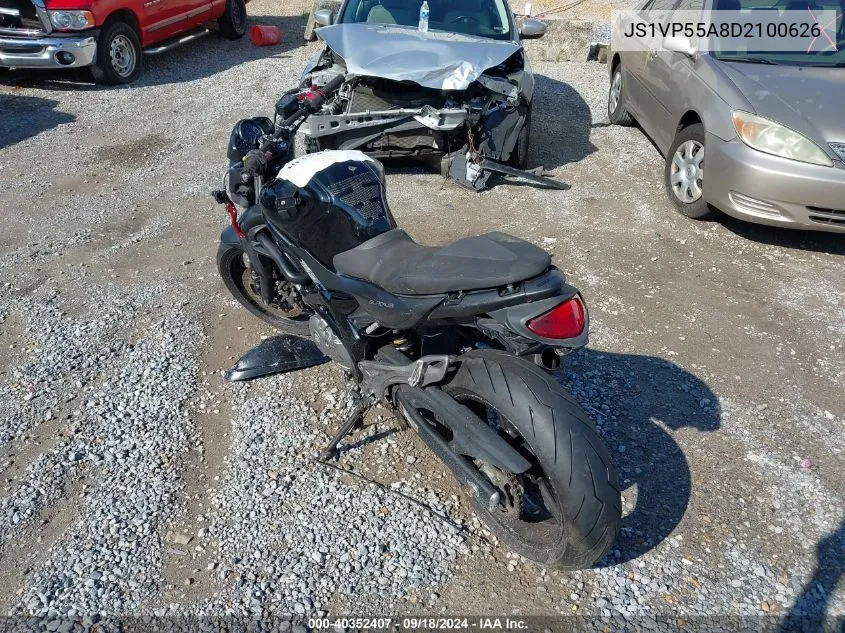 2013 Suzuki Sv650 VIN: JS1VP55A8D2100626 Lot: 40352407