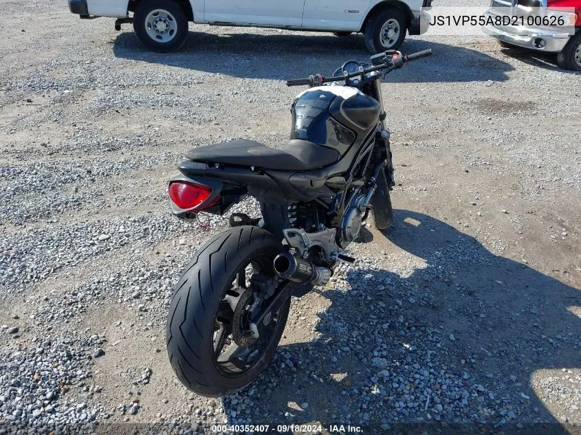 2013 Suzuki Sv650 VIN: JS1VP55A8D2100626 Lot: 40352407