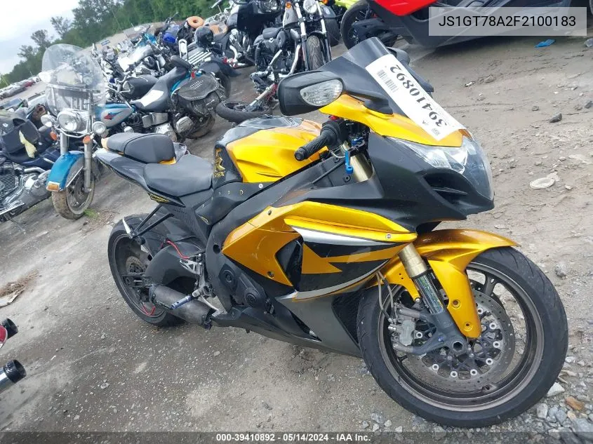 JS1GT78A2F2100183 2015 Suzuki Gsx-R1000