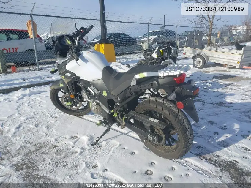 JS1C733B4H2100989 2017 Suzuki Dl650 A/X