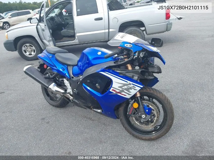 JS1GX72B0H2101115 2017 Suzuki Gsx1300 Ra