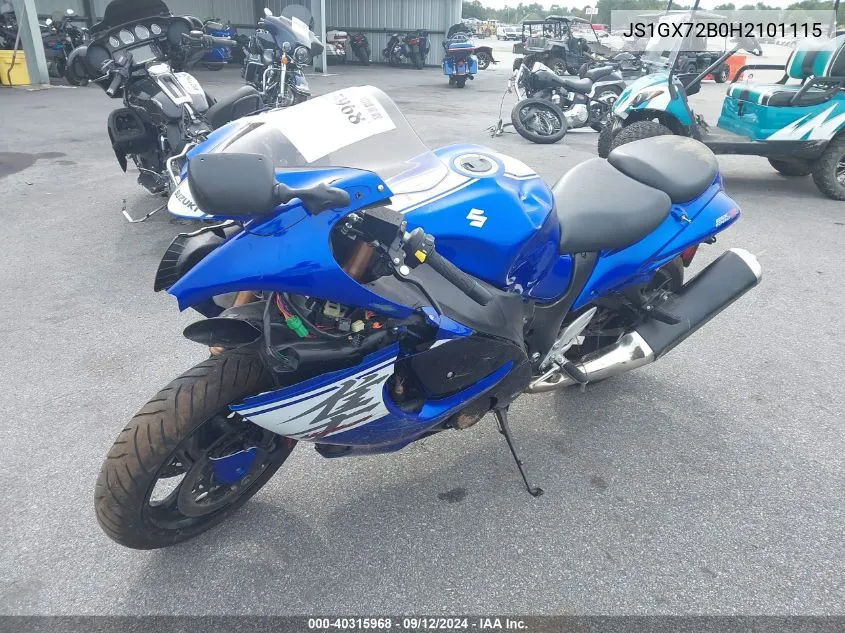 JS1GX72B0H2101115 2017 Suzuki Gsx1300 Ra