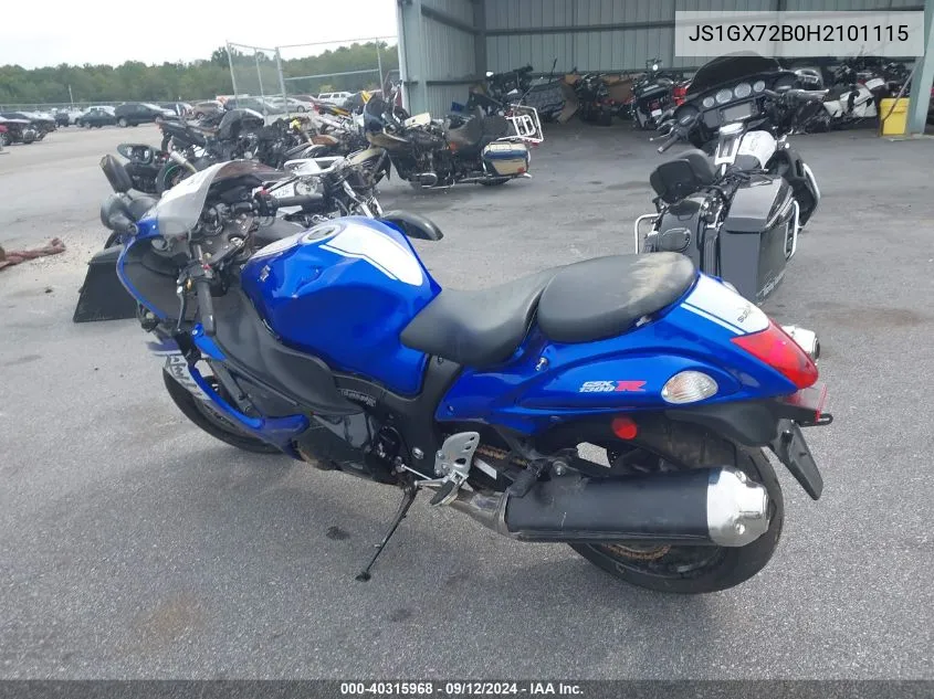 JS1GX72B0H2101115 2017 Suzuki Gsx1300 Ra