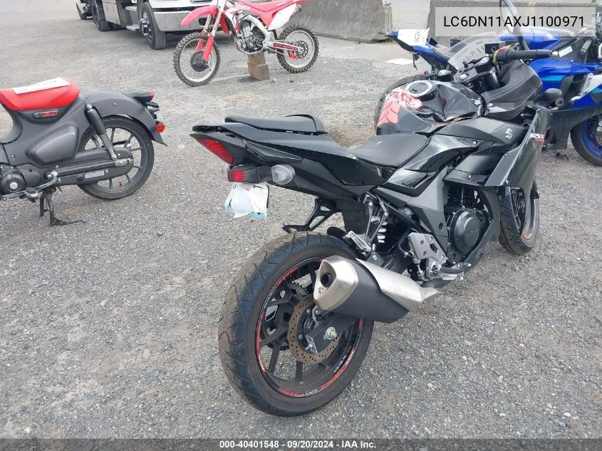 LC6DN11AXJ1100971 2018 Suzuki Gsx250R