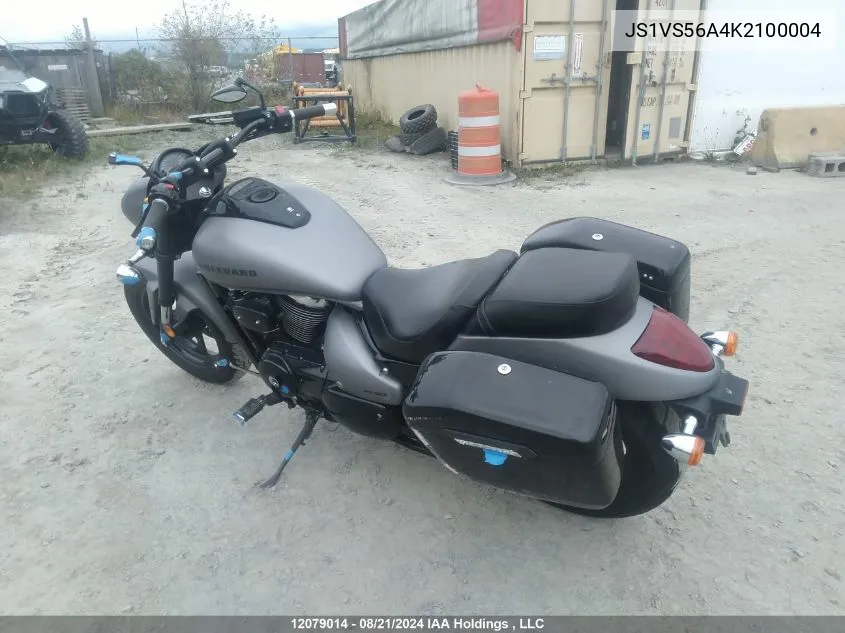 2019 Suzuki Vz800 VIN: JS1VS56A4K2100004 Lot: 12079014