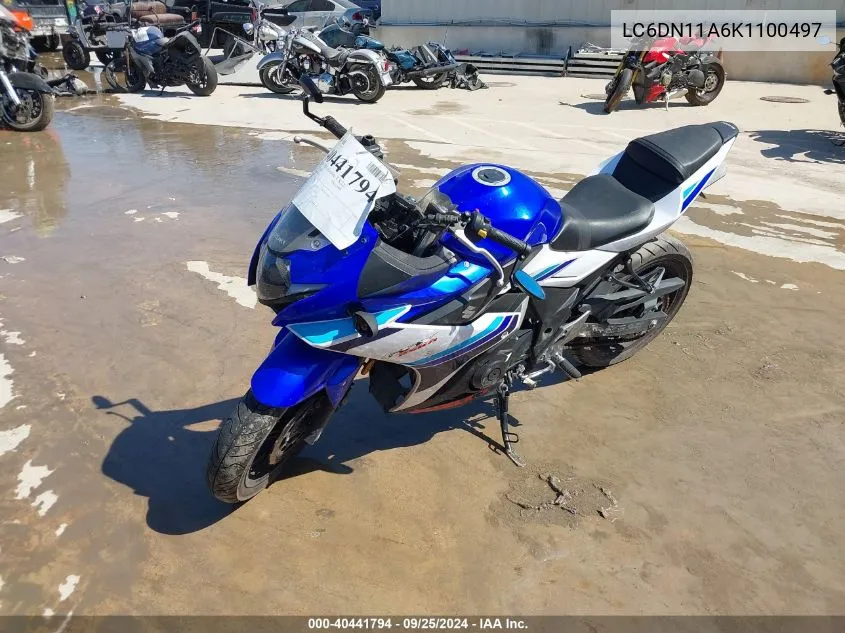 2019 Suzuki Gsx250R M/Zm/Za VIN: LC6DN11A6K1100497 Lot: 40441794