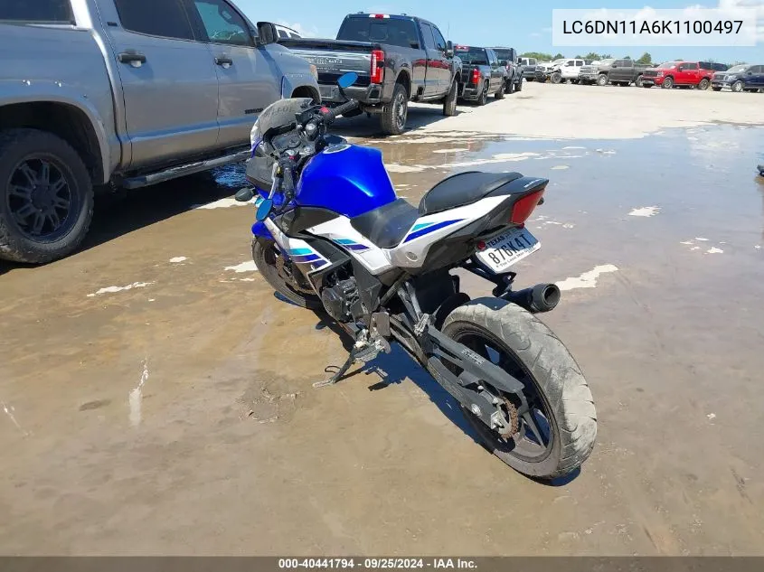 2019 Suzuki Gsx250R M/Zm/Za VIN: LC6DN11A6K1100497 Lot: 40441794