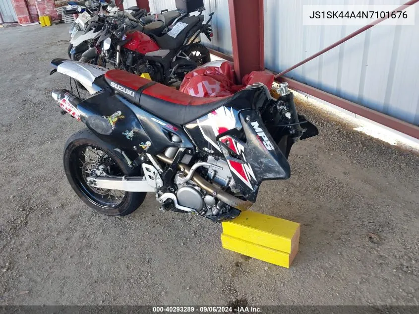 2022 Suzuki Dr-Z400 Sm VIN: JS1SK44A4N7101676 Lot: 40293289