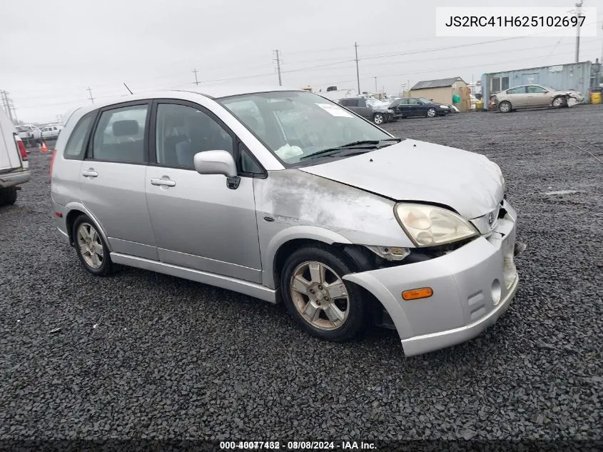 2002 Suzuki Aerio Sx VIN: JS2RC41H625102697 Lot: 40077432