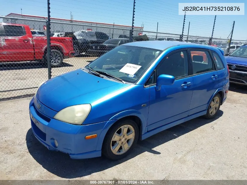 2003 Suzuki Aerio Sx VIN: JS2RC41H735210876 Lot: 39767901