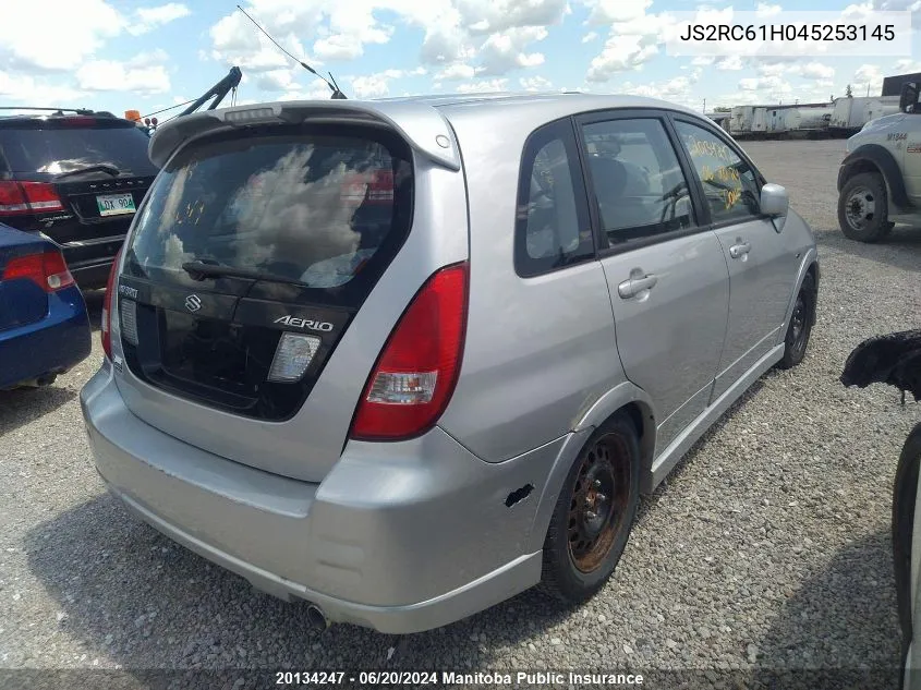 JS2RC61H045253145 2004 Suzuki Aerio Sx