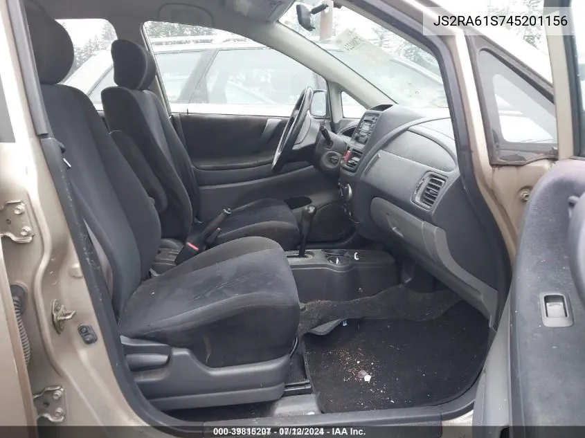 JS2RA61S745201156 2004 Suzuki Aerio Lx/S