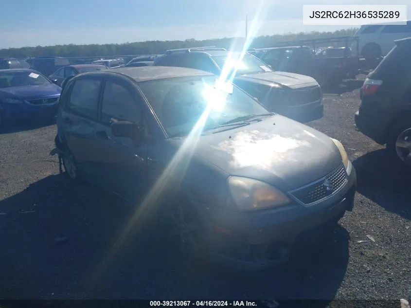 2006 Suzuki Aerio VIN: JS2RC62H36535289 Lot: 39213067