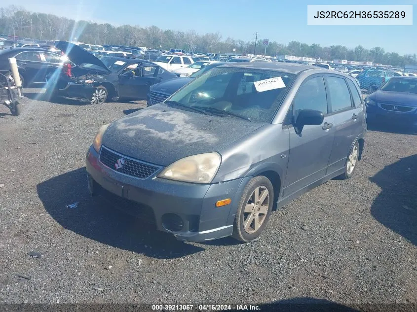 2006 Suzuki Aerio VIN: JS2RC62H36535289 Lot: 39213067