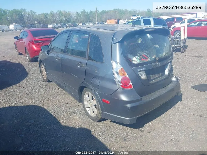 2006 Suzuki Aerio VIN: JS2RC62H36535289 Lot: 39213067