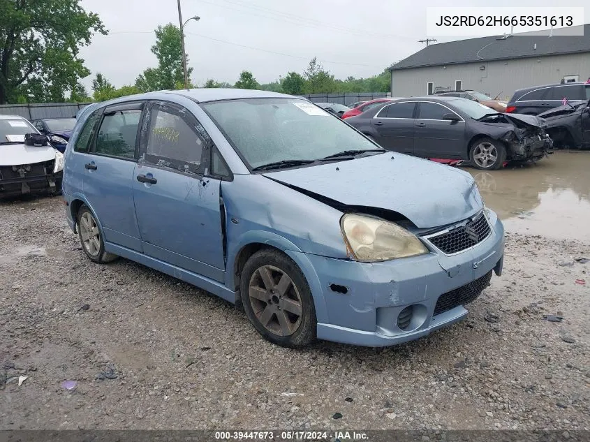 JS2RD62H665351613 2006 Suzuki Aerio Sx Premium