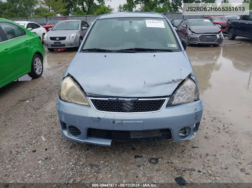 JS2RD62H665351613 2006 Suzuki Aerio Sx Premium