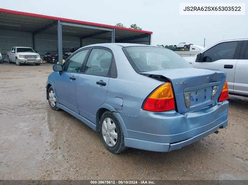 2006 Suzuki Aerio Premium VIN: JS2RA62SX65303522 Lot: 39675612