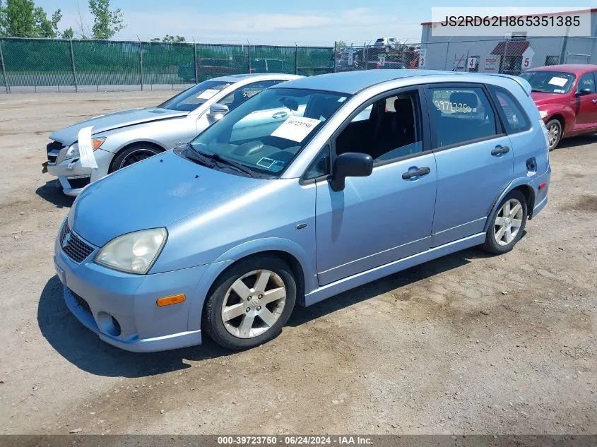 2006 Suzuki Aerio Sx Premium VIN: JS2RD62H865351385 Lot: 39723750