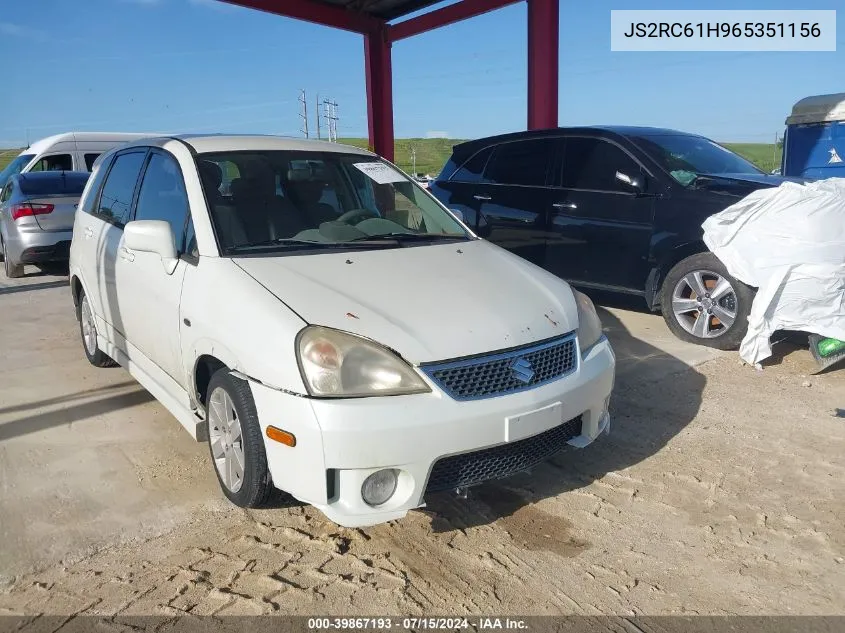 2006 Suzuki Aerio Sx VIN: JS2RC61H965351156 Lot: 39867193