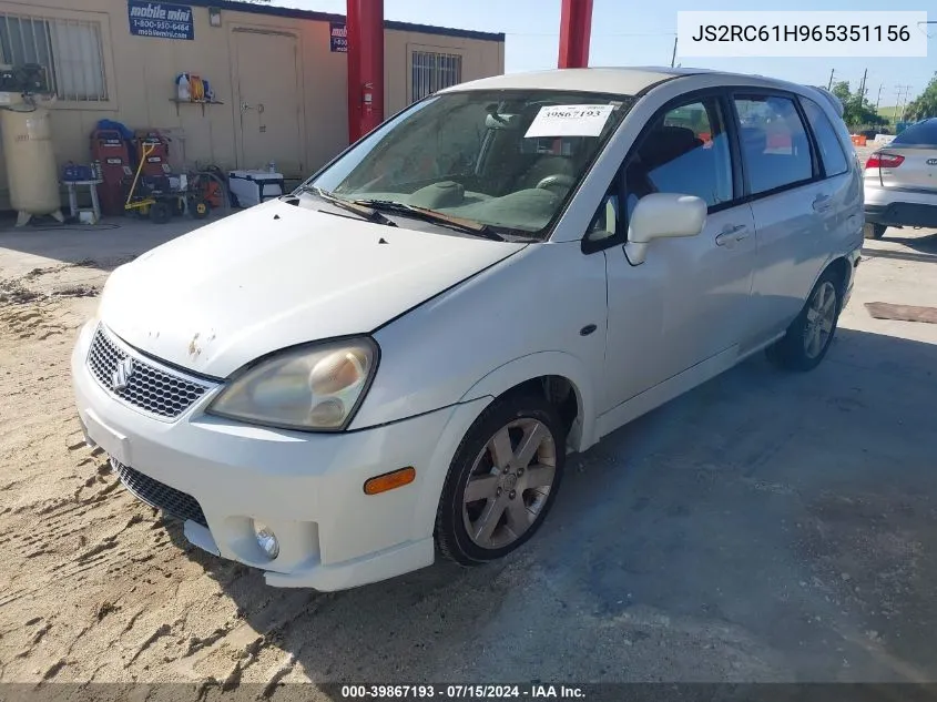 2006 Suzuki Aerio Sx VIN: JS2RC61H965351156 Lot: 39867193