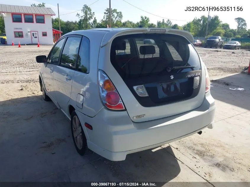 2006 Suzuki Aerio Sx VIN: JS2RC61H965351156 Lot: 39867193