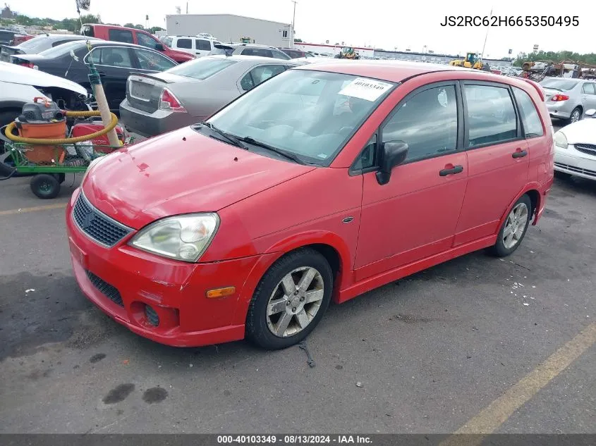 2006 Suzuki Aerio Sx Premium VIN: JS2RC62H665350495 Lot: 40103349