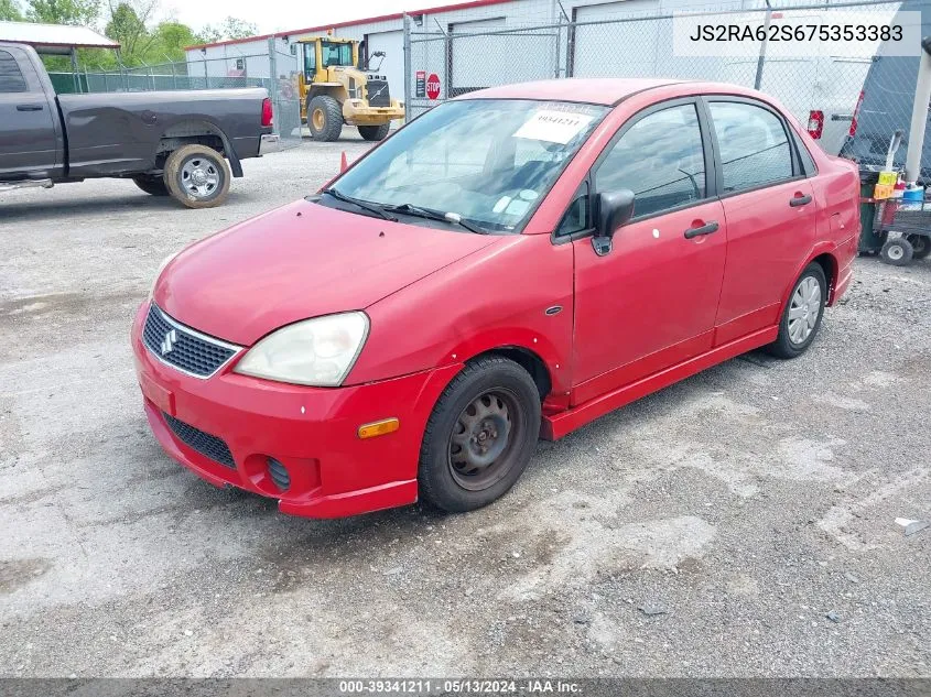 2007 Suzuki Aerio VIN: JS2RA62S675353383 Lot: 39341211