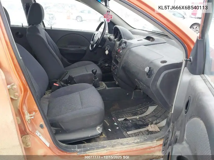 KL5TJ666X6B540113 2006 Suzuki Swift