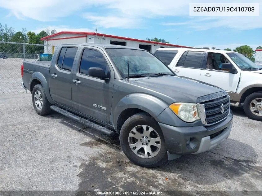 2009 Suzuki Equator Sport VIN: 5Z6AD07U19C410708 Lot: 40361905