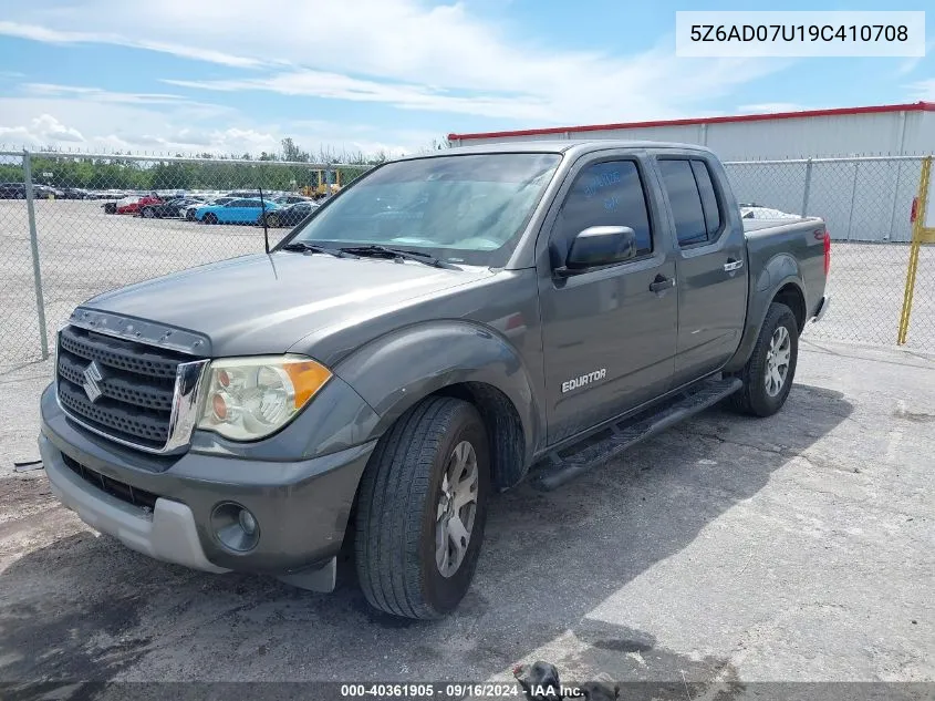 2009 Suzuki Equator Sport VIN: 5Z6AD07U19C410708 Lot: 40361905