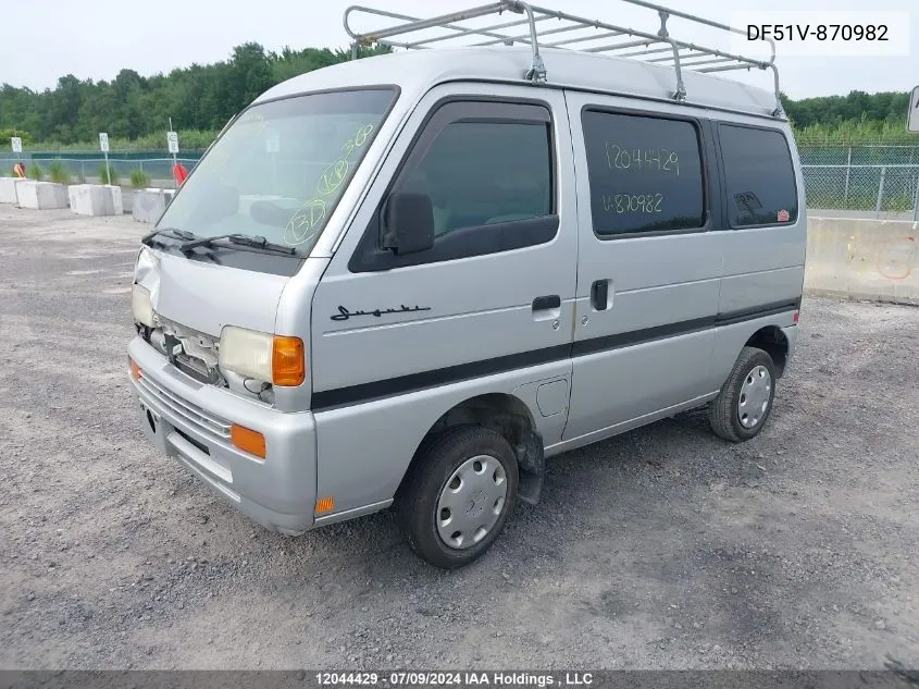 1998 Suzuki Every VIN: DF51V-870982 Lot: 12044429