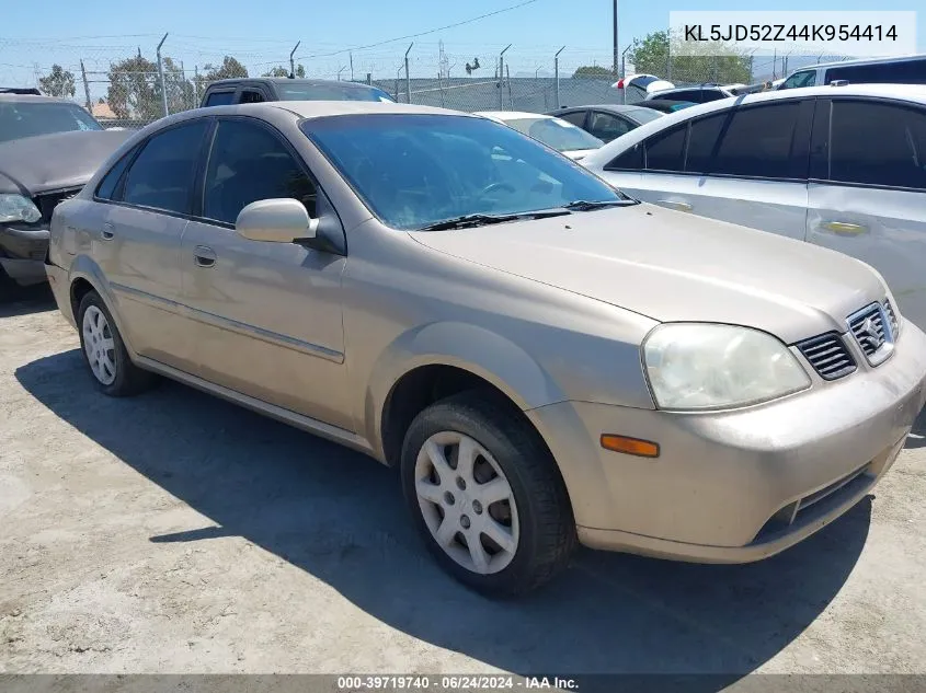 KL5JD52Z44K954414 2004 Suzuki Forenza S