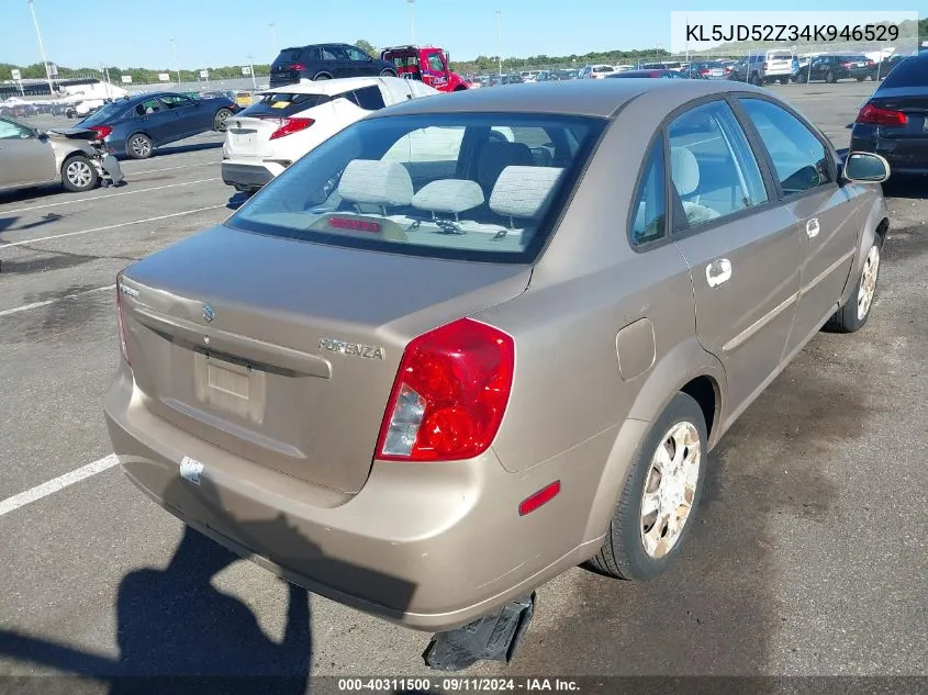 2004 Suzuki Forenza S VIN: KL5JD52Z34K946529 Lot: 40311500