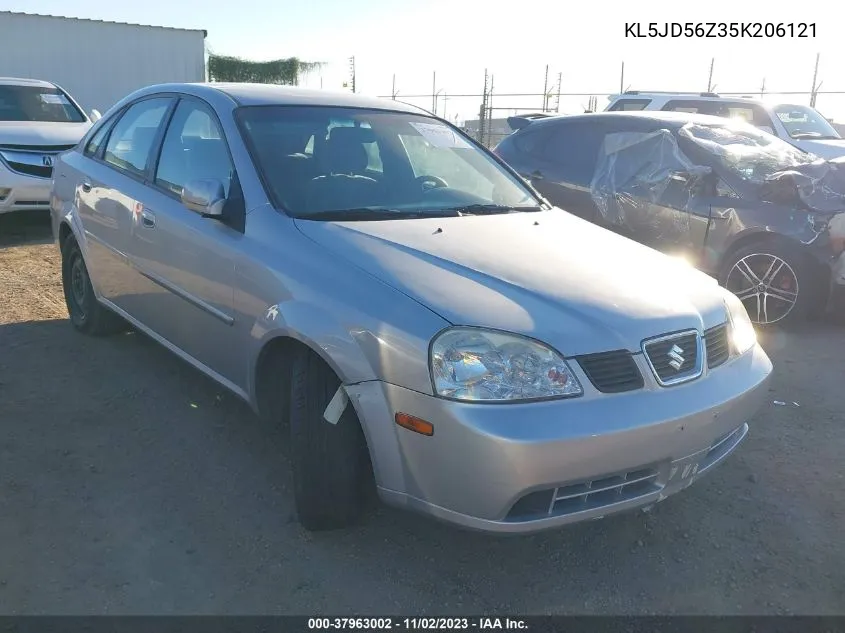 KL5JD56Z35K206121 2005 Suzuki Forenza S