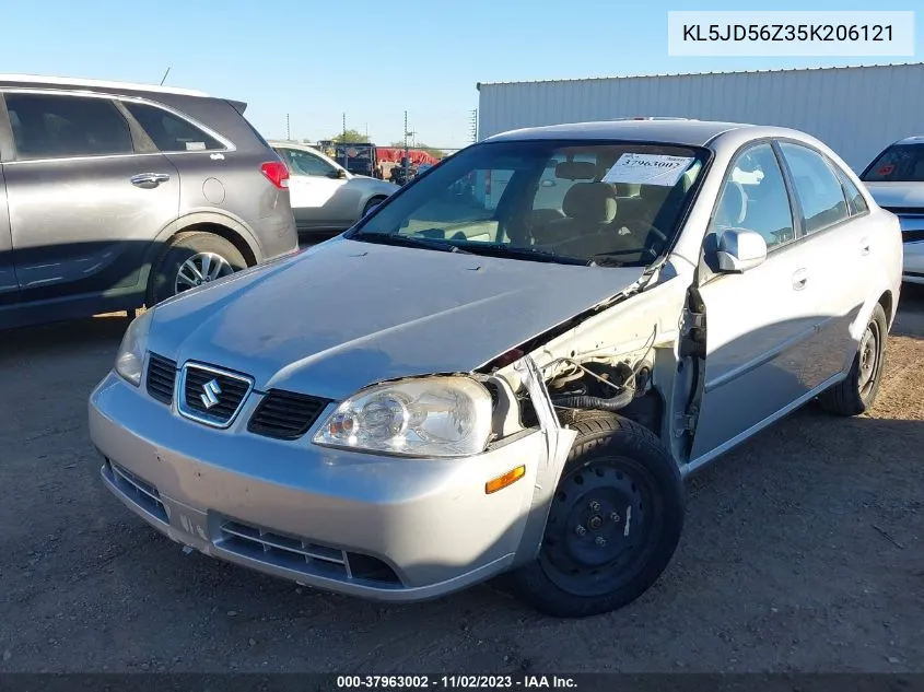 KL5JD56Z35K206121 2005 Suzuki Forenza S